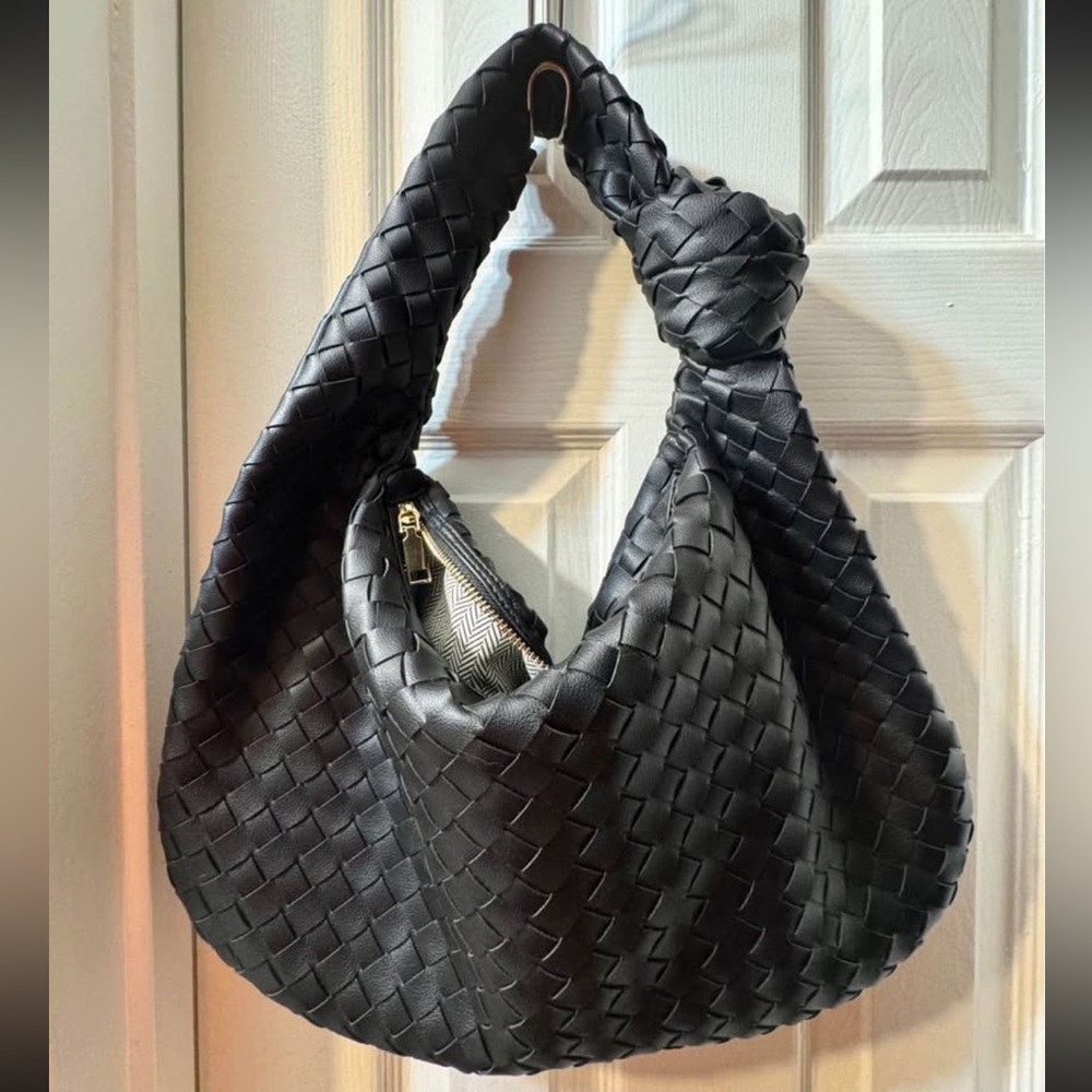 ***SOLD*** Urban expansions Elegant Black Woven Women's Bag